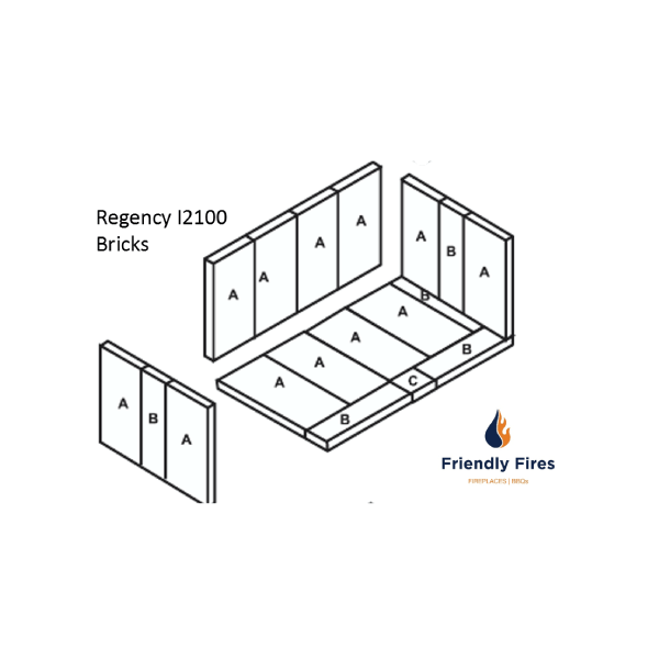 Regency Brick Kit - i2100 Wood Insert (142-960)