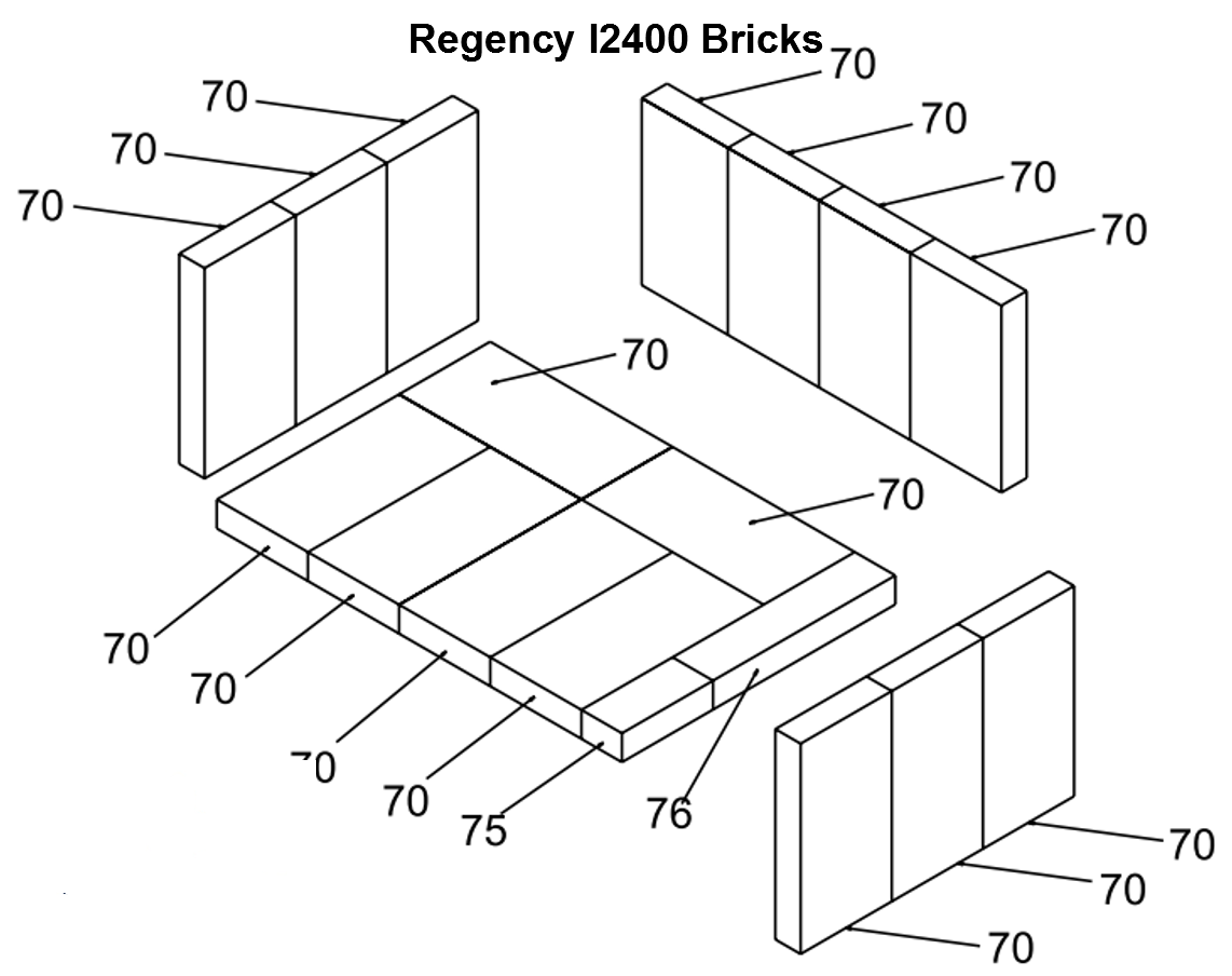 Regency Brick Kit - I2400/HI2450/I2500/HI300/I2450 (180-960)
