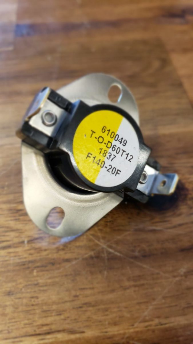 Regency Fan Thermodisc Switch (W241050) - Image 3