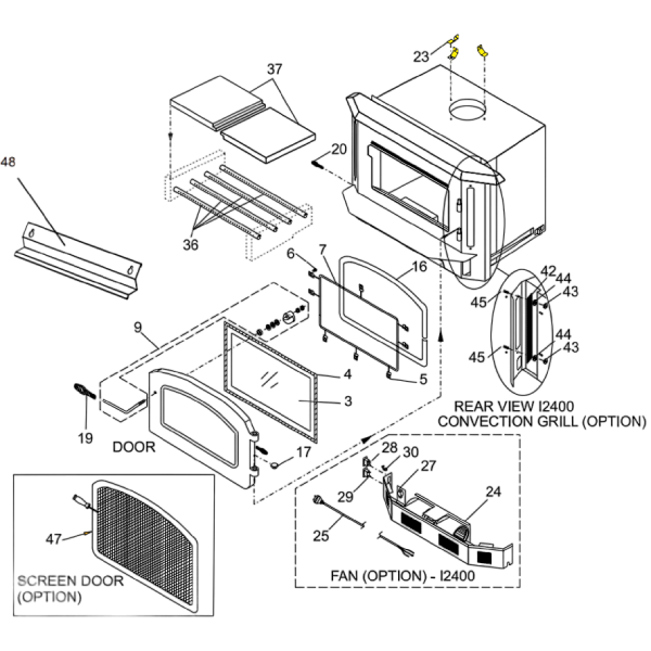 Regency Flue Support Brackets (846-235)
