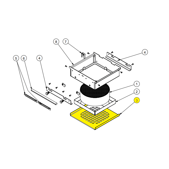 Regency I1500S & F1150S Wood Stove & Wood Insert Flame Shield (075-105)