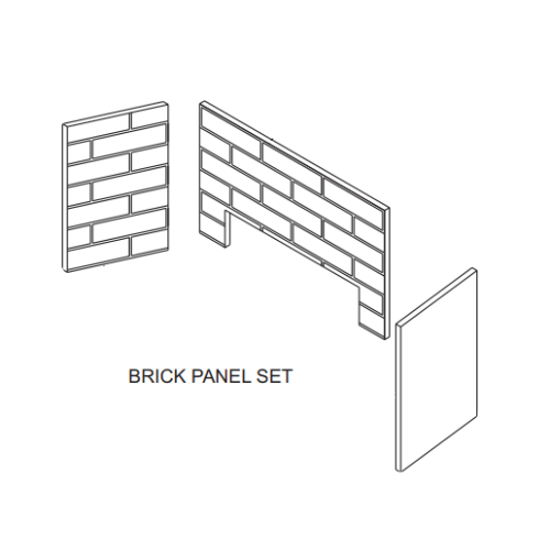 Regency Brick Panel Set (780-903)