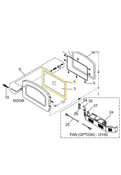 Regency Gas & Wood Glass Gasket (946-243)