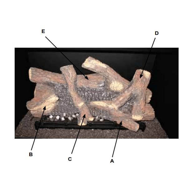 Regency Log Set – B36XTE/B36XTCE-10 (578-930/576-930)