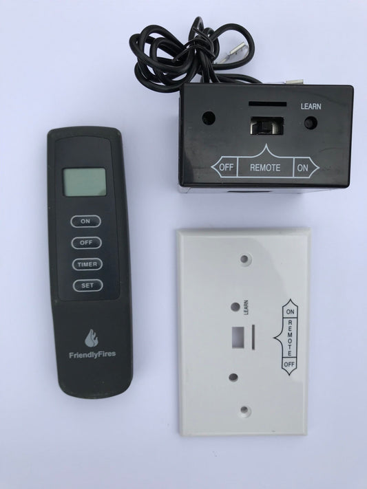 Fireplace Remote Control w/ on, off & timer Controls (SKY-1001T/LCD-PL) - Image 2