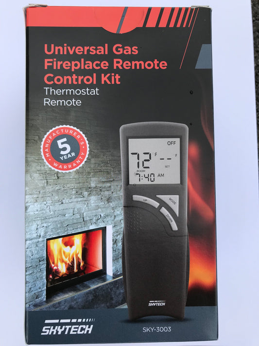 Fireplace Remote Control Thermostat (On/off, Thermostat, Timer) (SKY-3003-PL) - Image 2
