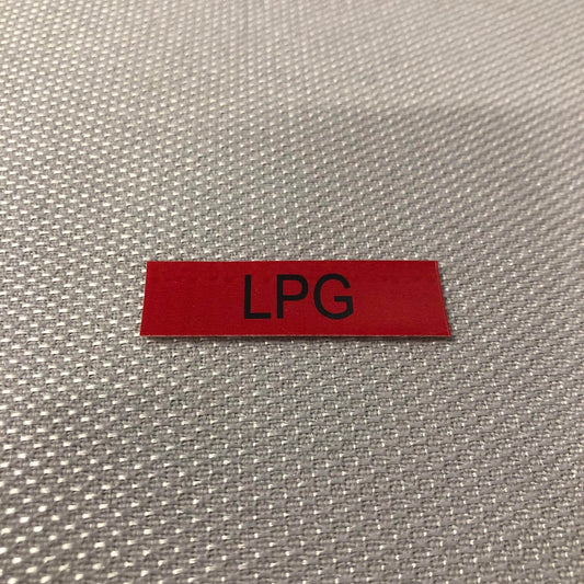 Regency Red Propane Label - LP (908-528)